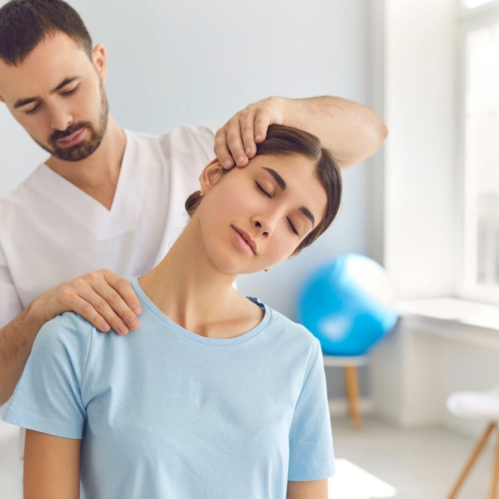 chiropractic care, neck adjustment, massage, cervical misalignment, neck misalignment